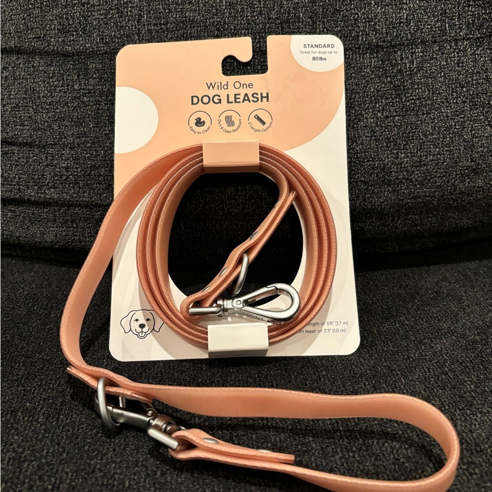 Wild One Pink Leash Standard Size